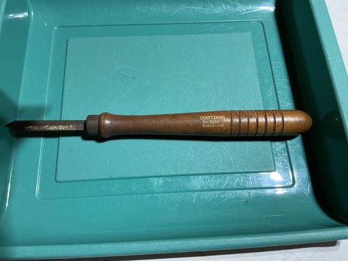 Vintage craftsman lathe chisel - craftsman,