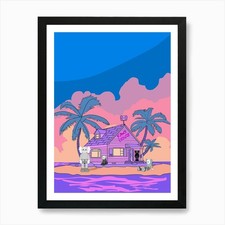 House On The Beach kaws Art