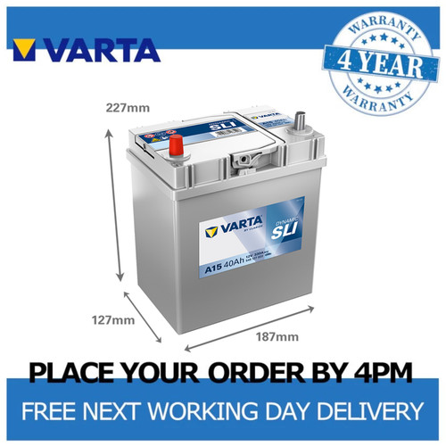 A15 car battery 12v varta - 12v,