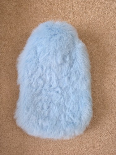 Pale blue hot water bottle - water,