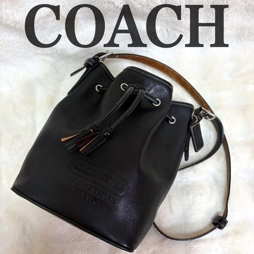 Vintage coach black drawstring - coach,
