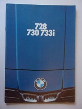 BMW 7 SERIES orig 1978 UK Mkt Prestige Sales Brochure - 728 730 733i E23