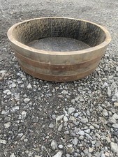 1/4 Shallow Half Whisky Barrel