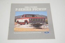 Vintage 1984 Ford F-Series Pickup Truck Dealership Sales Brochure
