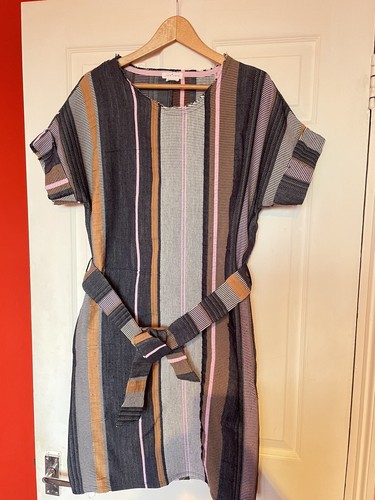Anthropologie belted midi