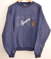 Vtg 90's Tottenham Hotspur Blue Jumper Sweatshirt Small Mens