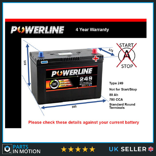 Battery fits mitsubishi - battery,