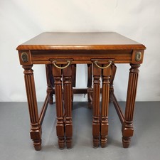 Vintage Mahogany Nest of