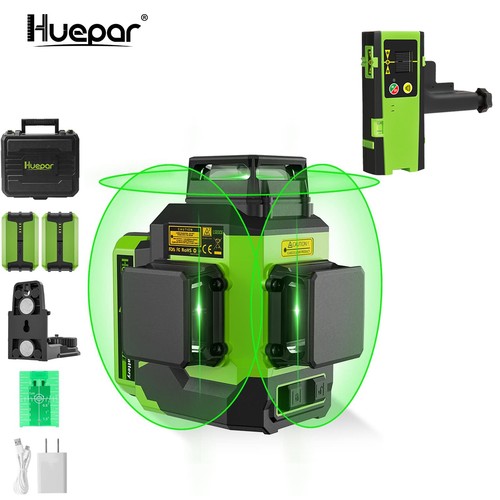 Huepar laser level green - huepar,