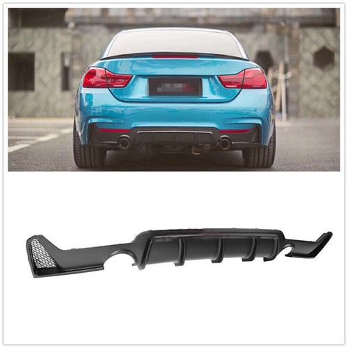 Matte black rear diffuser lip - matte,