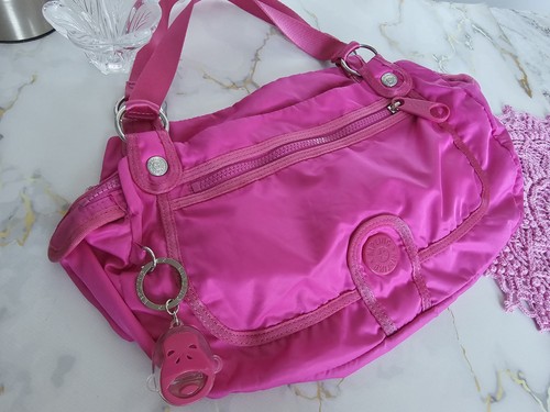 Kipling medium pink handbag - medium,