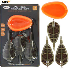 3x NGT Method Feeders Carp