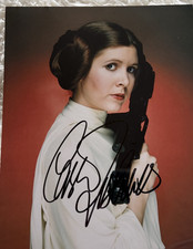 10x8 Carrie Fisher Hand Signed