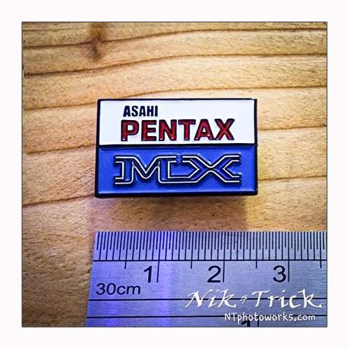 Pentax enamel pin badge - mx, by
