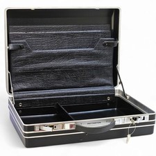 Potterton Black Briefcase with Keys Vintage Retro Style– Excellent Condition