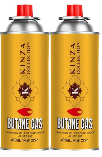 Butane gas bottles - gas, camping