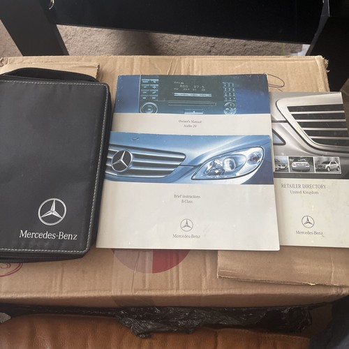 Mercedes class owners manual - b,