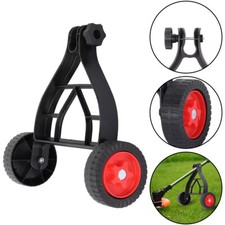 Support wheels for lawn trimme