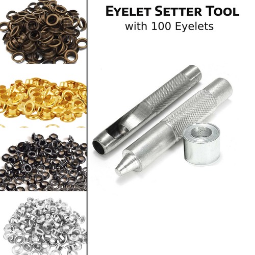 Eyelet grommet kit - eyelet, 100pcs