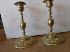 Antique Solid Brass Candle