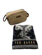 Ted Baker Men’s Hopset Cosmetic Wash Bag & Bath Towel Set