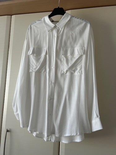 Tesco white loose fitting - f&f,