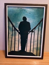 Jaws Quint Art Poster Print A4