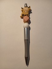 Country Bull Calf Cow Western Farm Writing Pen Cowboy Cowgirl Beaded Pen