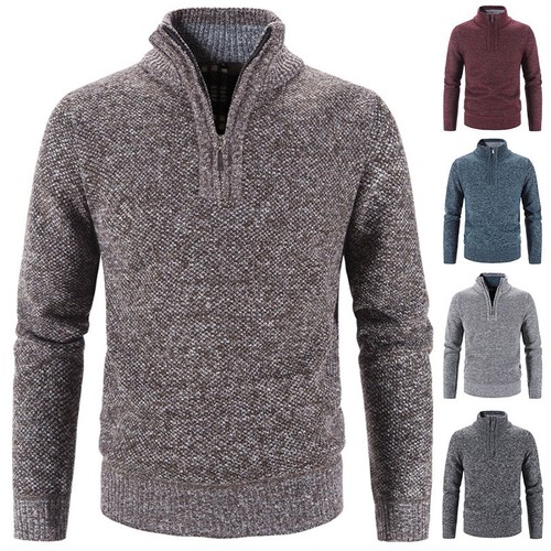 Men warm fleece - men's, knitted