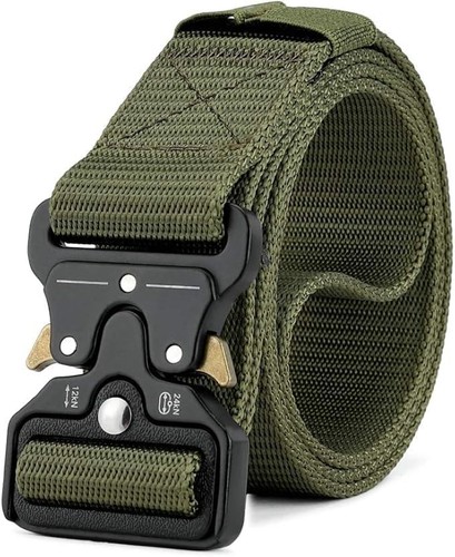 Quick release work belt - release,