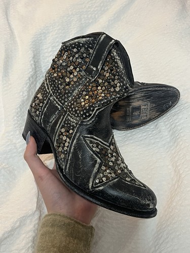 Rare studded star frye - frye, leather