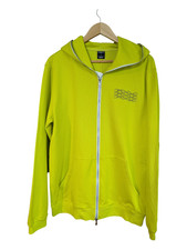 Crooks & Castles Zip Hoodie Melon Green Fall 2019 100% Cotton Size Large Brand N