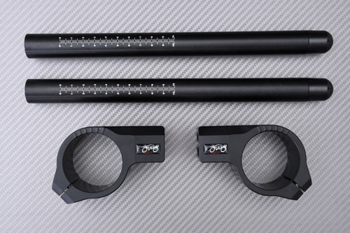 Matte black pair clip - pair, ons