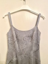 Vintage beaded light blue prom