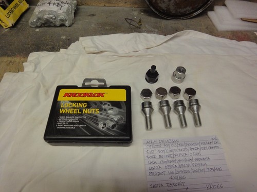 Krooklok locking wheel nuts - locking,