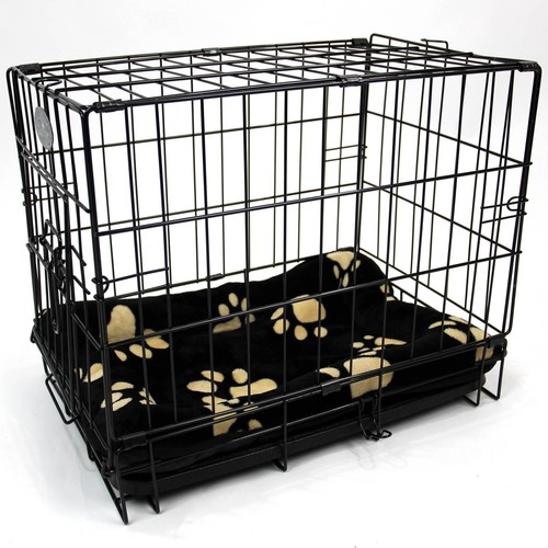 Dog cage with - dog, metal