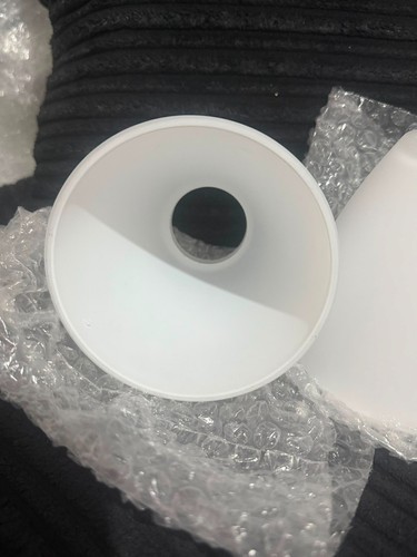 Set white glass dome - ,