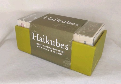 Haikubes haiku poetry cubes - poetry,