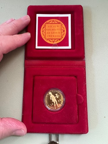 1985 proof gold ducat - 1985,