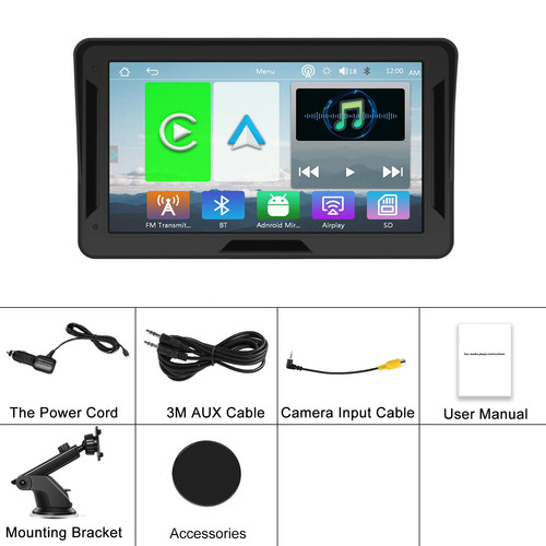 Podofo portable carplay - podofo, 7"