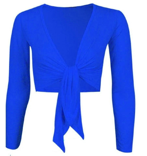 Ladies long sleeve tie - long,