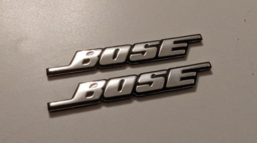 Bose metal badge - 2x, logo