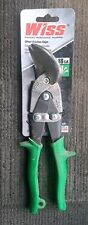 Wiss M7R Offset Aviation Snips Green 18GA USA