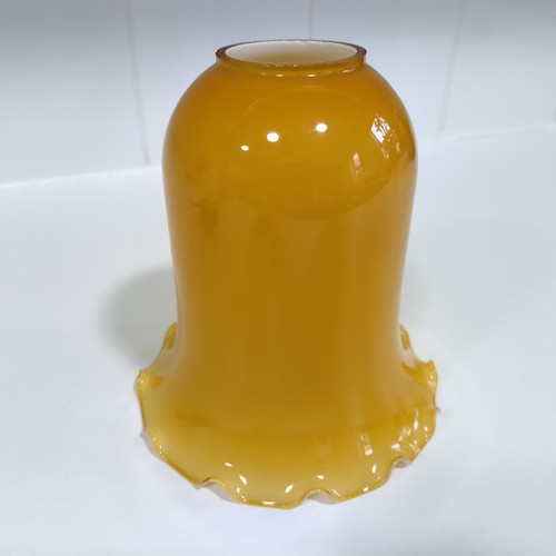1950s glass lamp light - , shade