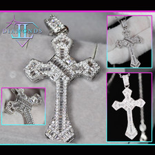 Diamond Cross Pendant | Iced