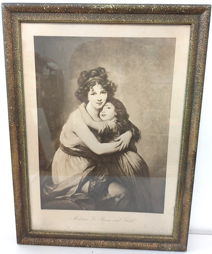 Vintage print madame vigee - vintage,