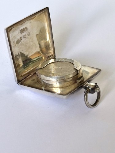 Antique george silver square - v,
