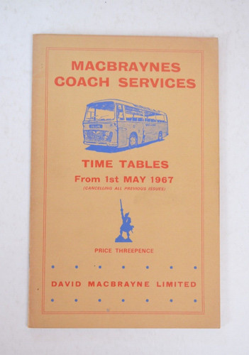 Bus coach timetable macbraynes - bus,