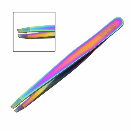 Titanium eyebrow tweezers - titanium,