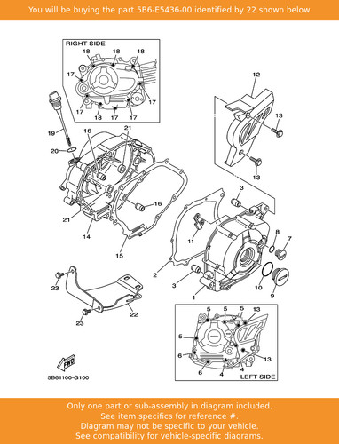Yamaha cover starting motor - yamaha,